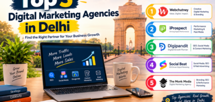 Top 5 Digital Marketing Agencies in Delhi